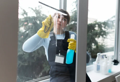 Nettoyage de vitres intérieures et extérieures à la Laupie